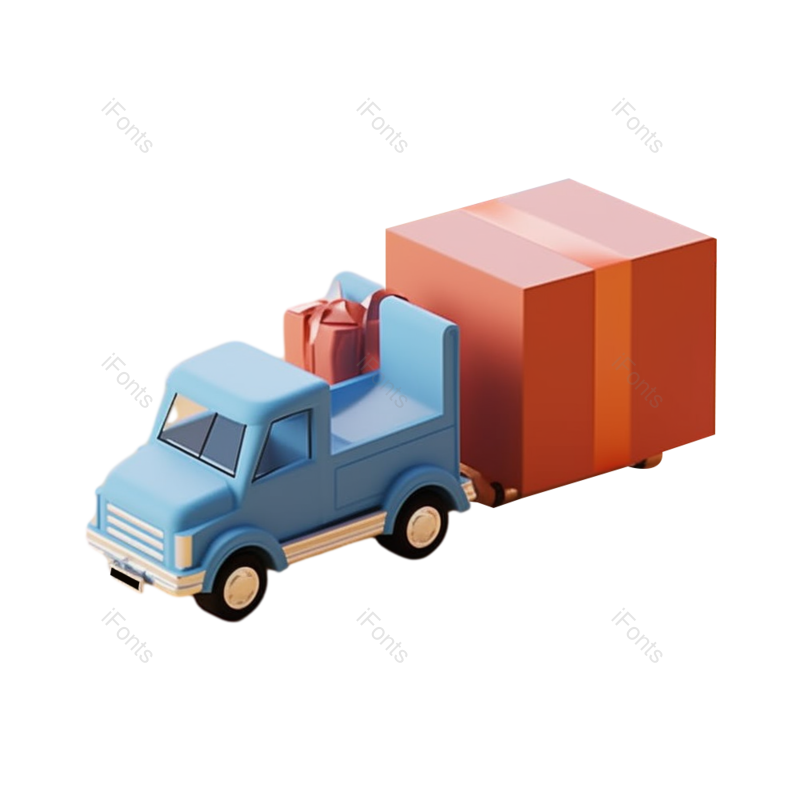 商品图片,卡通元素,插画PNG,物流免抠素材